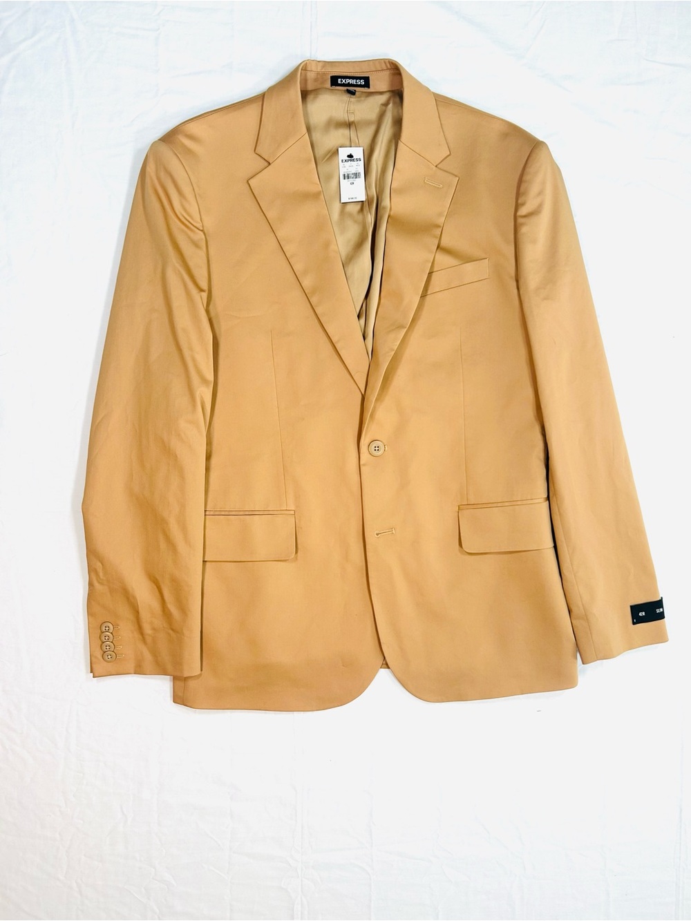 NWT Express Men’s Caramel Blazer Jacket